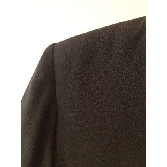 Le Suit Black Blazer Petites Fitted Buttons Pockets Carer Work Business Size 10P - Picture 7 of 9
